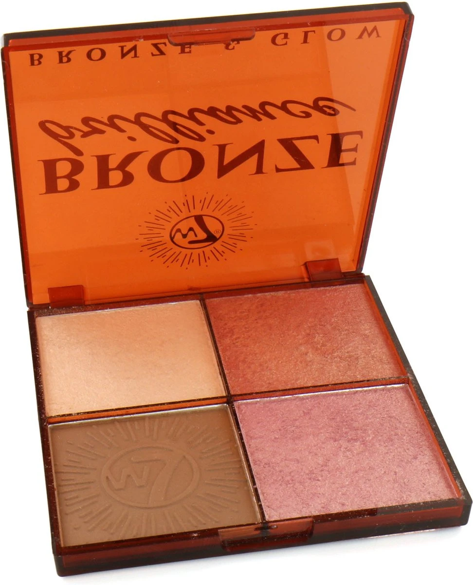 W7 Bronze Brilliance Bronze & Glow Bronzing Powder - Light/Medium 1 W7 Bronze Brilliance Bronze & Glow Bronzing Powder - Light/Medium