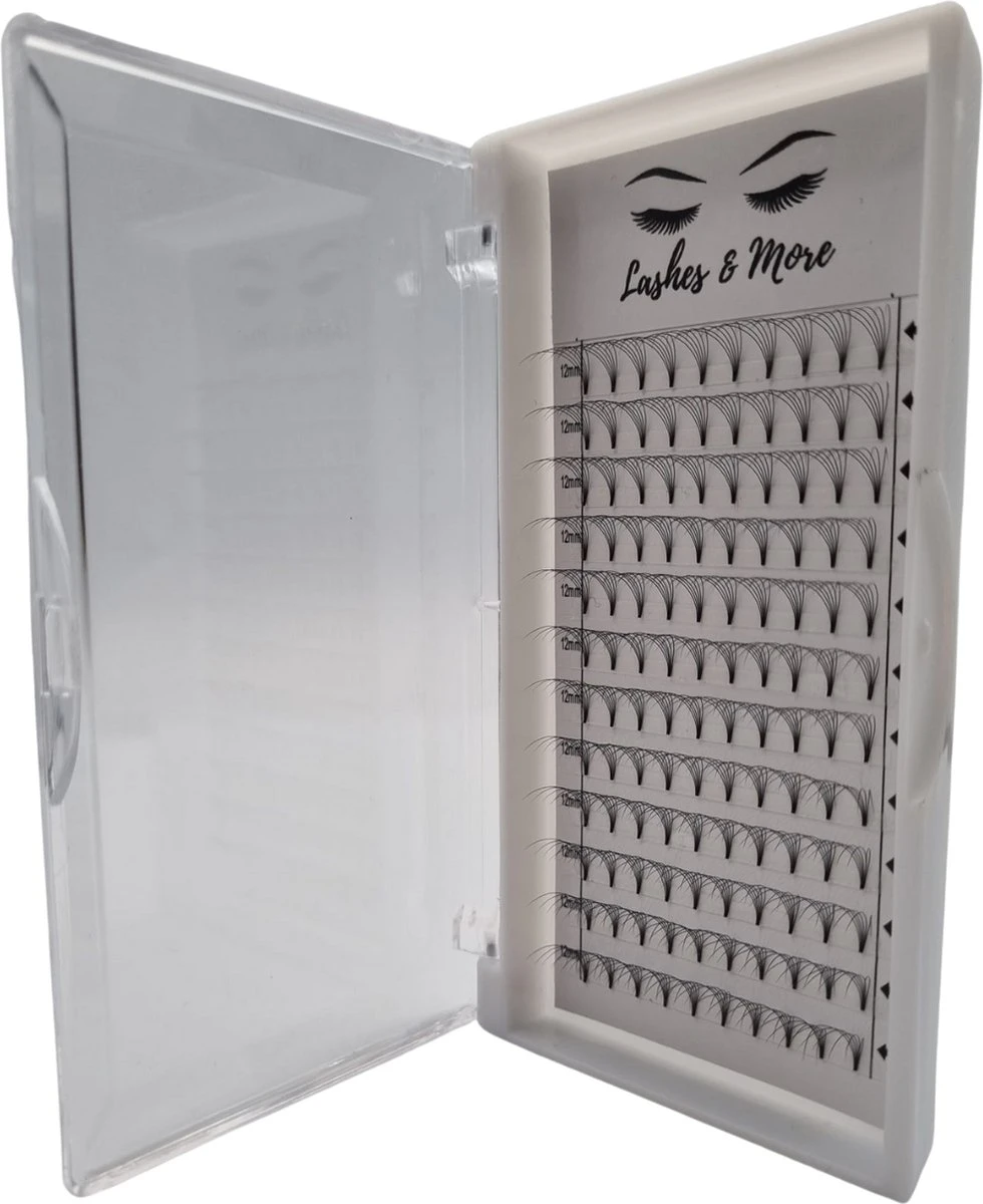 Lashes & More - Nepwimpers - 6D 11mm 0.07 D Krul - Pre-Made Volume Fans – Russian Volume – Pre-Made Fans- Wimperextensions – Wimper Extensions - Verkrijgbaar In Lengte 8mm Tot 15mm 1 Lashes & More - Nepwimpers - 6D 11mm 0.07 D Krul - Pre-Made Volume Fans – Russian Volume – Pre-Made Fans- Wimperextensions – Wimper Extensions - Verkrijgbaar In Lengte 8mm Tot 15mm
