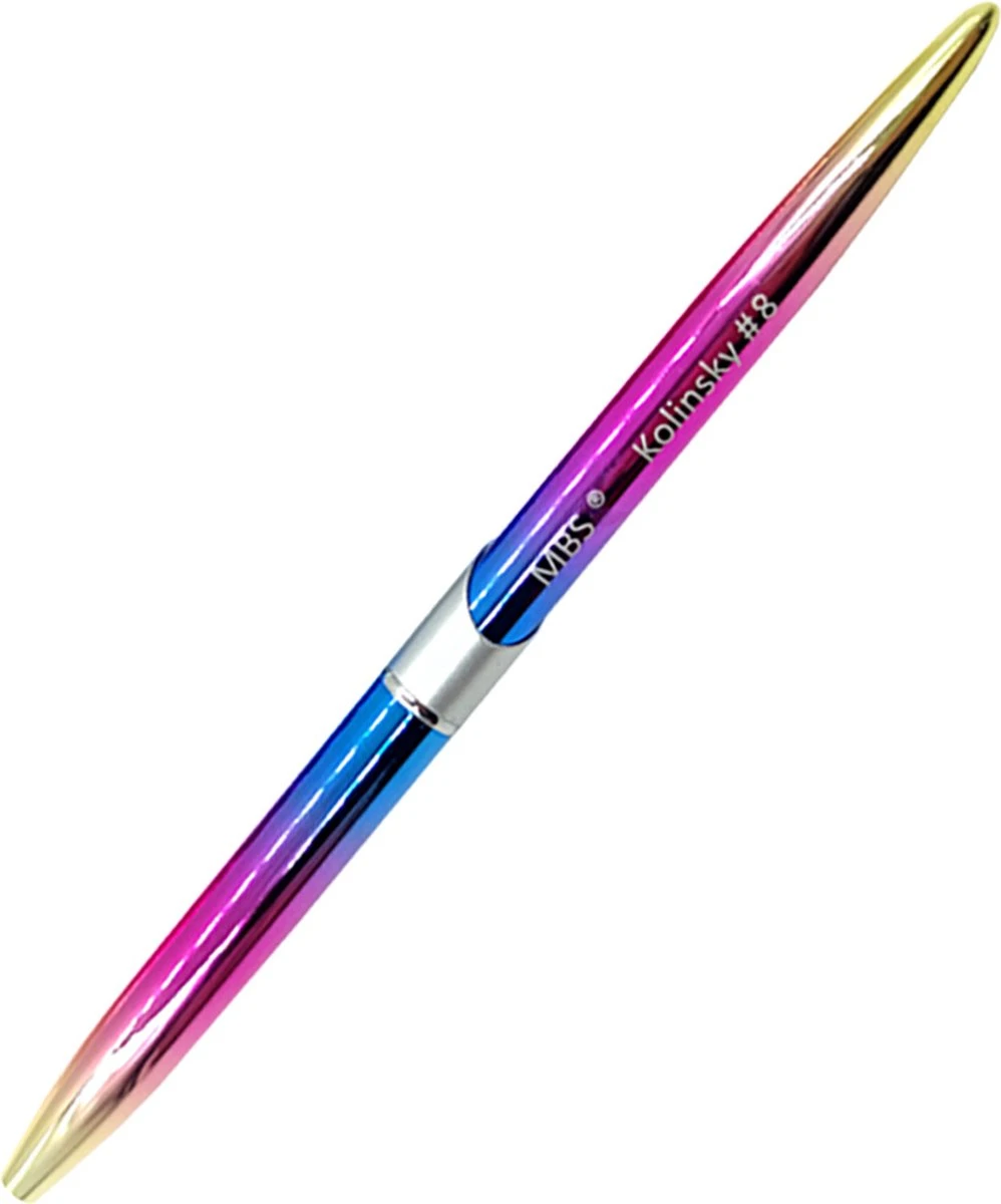KOLINSKY ACRYL PENSEEL #8 - Kolinsky Penseel - Acryl Penseel - Acryl Nagels - Rainbow 2 KOLINSKY ACRYL PENSEEL #8 - Kolinsky Penseel - Acryl Penseel - Acryl Nagels - Rainbow - Afbeelding 2